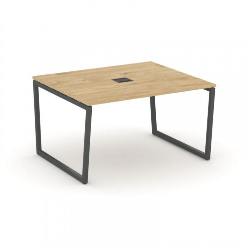 Style Project Стол переговорный SN-4T2.SPRG-034 Акация Лорка/Металл Антрацит/Заглушка Металл Антраци фото 22