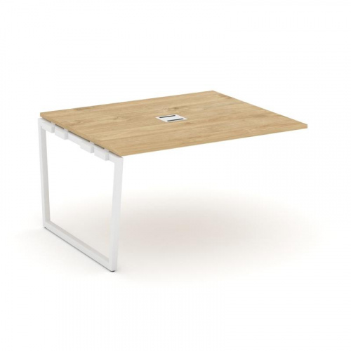 Style Project Проходной наб. элем. перег. стола SN-4T2.NSPRG-034 Акация Лорка/Металл Антрацит/Заглуш фото 3