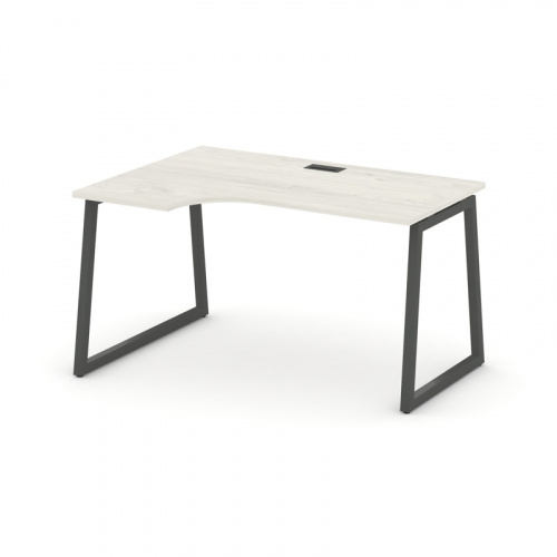 Style Project Стол рабочий эргоном. SN-4T1.SPA-012(L) Акация Лорка/Металл Антрацит/Заглушка Пластик фото 10