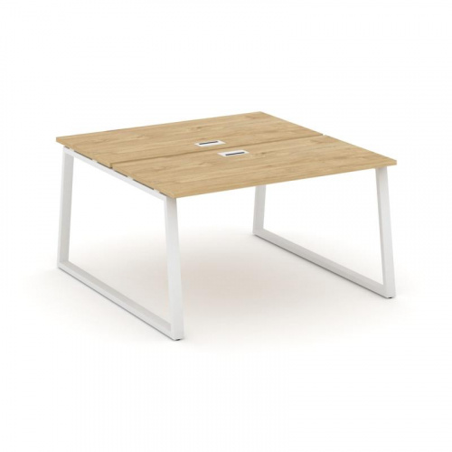 Style Project Рабочая станция 2-х сторон. SN-6T1.DRS-004 Акация Лорка/Металл Антрацит/Заглушка Пласт фото 3