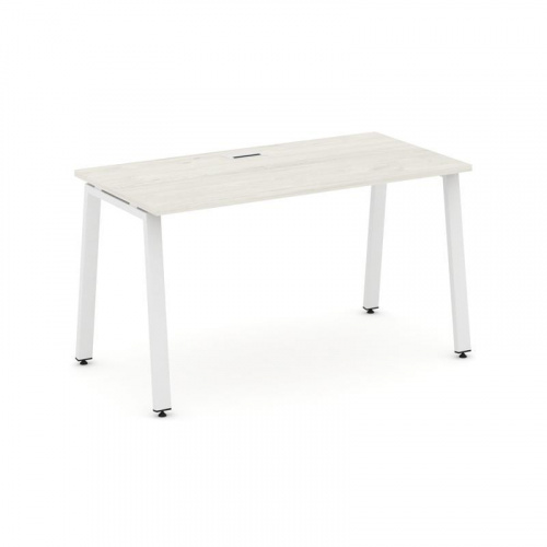 Style Project Стол письменный SN-6A.SP-011 Акация Лорка/Металл Белый 980*700*750 фото 26