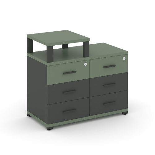 Тумба приставная с 6 ящиками Concept CN.TSP-008 A