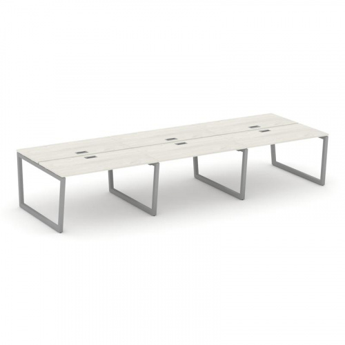 Style Project Рабочая станция 2-х сторон. SN-5T2.DRS-082 Акация Лорка/Металл Антрацит/Заглушка Пласт фото 12