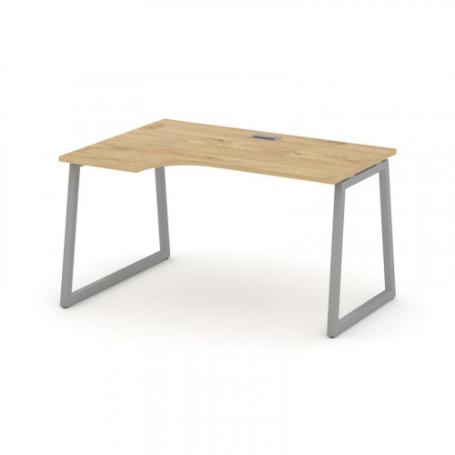 Style Project Стол рабочий эргоном. SN-4T1.SPA-012(L) Акация Лорка/Металл Антрацит/Заглушка Пластик фото 2