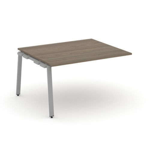 Style Project Проходной наб. элем. перег. стола SN-6A.NSPRG-033.3 Дуб Наварра/Металл Белый 1380*1180 фото 13