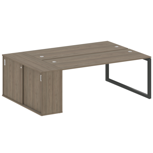 Бенч-система с шкафом-купе на О-обр. м/к Metal System Quattro 50БО.РС-СШК-1.5 Бенч-система с шкафом-купе на О-обр. м/к Metal System Quattro 50БО.РС-СШК-1.5