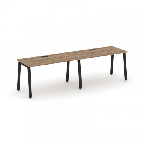 Style Project Рабочая станция 1 сторон. SN-6A.ORS-013 Акация Лорка/Металл Антрацит 2760*700*750 фото 3