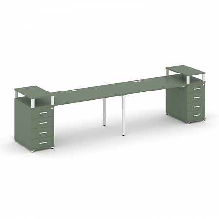 Бенч-система на 2 места с 2 опорными тумбами Concept CN.ORS-425