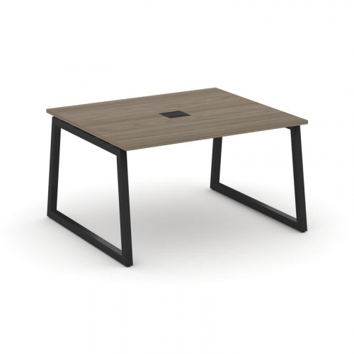 Style Project Стол переговорный SN-5T1.SPRG-032 Акация Лорка/Металл Антрацит/Заглушка Металл Антраци фото 5