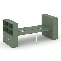 Бенч-система с опорными распашными шкафами Concept CN.DRS-273