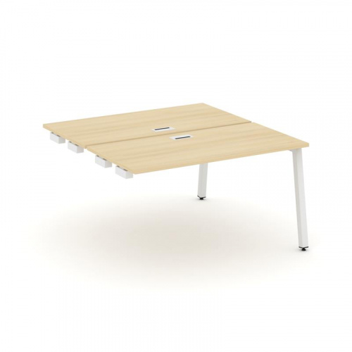 Style Project Стол-приставка к опор. элем. SN-5A.DPRS-003 Дуб Табак/Металл Белый 1380*1232*750 фото 25