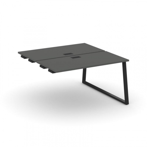 Style Project Стол-приставка к опор. элем. SN-6T1.DPRS-012 Акация Лорка/Металл Антрацит/Заглушка Пла фото 5