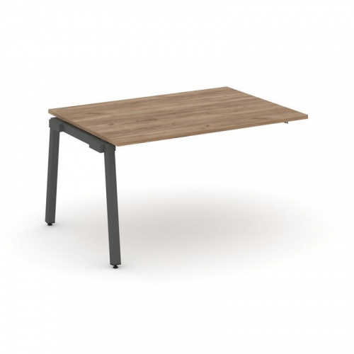 Style Project Проходной наб. элем. перег. стола SN-5A.NSPRG-001.3 Дуб Табак/Металл Белый 980*980*750 фото 24