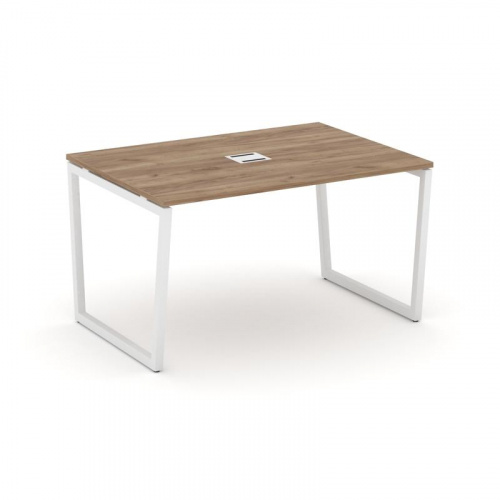 Style Project Стол переговорный SN-4T2.SPRG-002 Акация Лорка/Металл Антрацит/Заглушка Металл Антраци фото 10