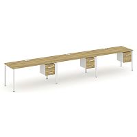 Бенч-система на 3 места с подвесными тумбами Concept CN.ORS-136