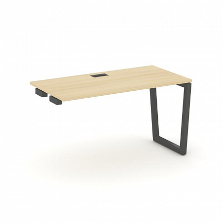 Style Project Стол-приставка к опор. элем. SN-5T2.OPRS-012 Акация Лорка/Металл Антрацит/Заглушка Пла