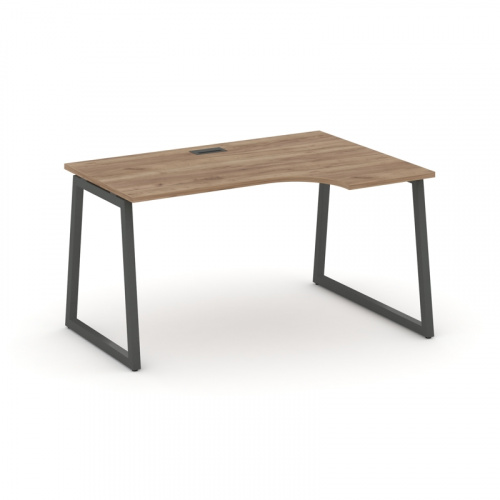 Style Project Стол рабочий эргоном. SN-4T1.SPA-012(R) Акация Лорка/Металл Антрацит/Заглушка Пластик фото 11 Style Project Стол рабочий эргоном. SN-4T1.SPA-012(R) Акация Лорка/Металл Антрацит/Заглушка Пластик фото 11