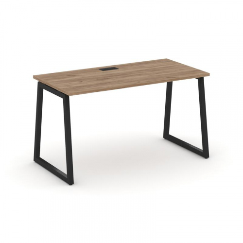 Style Project Стол письменный SN-4T1.SP-023 Акация Лорка/Металл Антрацит/Заглушка Пластик Черный 138 фото 4