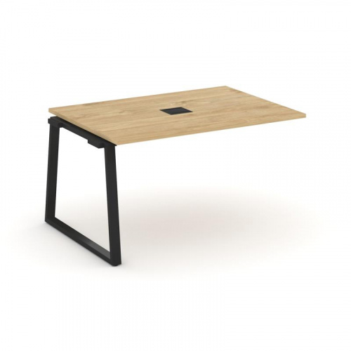 Style Project Проходной наб. элем. перег. стола SN-6T1.NSPRG-001 Акация Лорка/Металл Антрацит/Заглуш