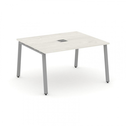 Style Project Стол переговорный SN-6A.SPRG-033 Акация Лорка/Металл Белый 1380*1180*750 фото 12