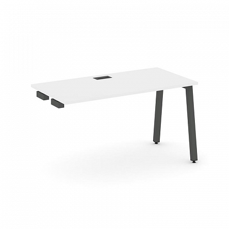 Style Project Стол-приставка к опор. элем. SN-5A.OPRS-022 Белый/Металл Антрацит 1180*800*750