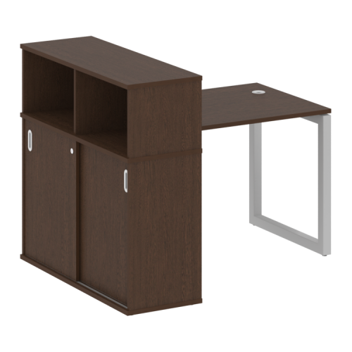 Стол офисный с шкафом-купе на О-обр. м/к Metal System Quattro 50БО.РС-СШК-3.1 фото 7