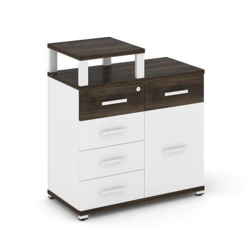 Тумба приставная с 5 ящиками Concept CN.TSP-017 W фото 2