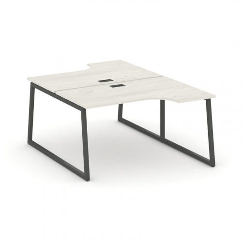 Style Project Рабочая станция эргоном. SN-4T1.DRPA-022 Акация Лорка/Металл Антрацит/Заглушка Пластик фото 10