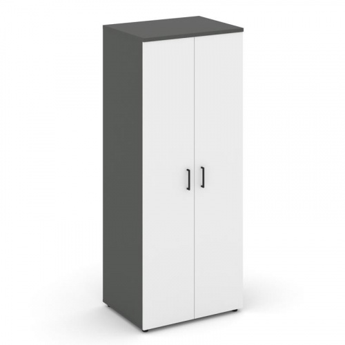 Style Project Гардероб широкий глубокий SN.GB.E-004 Белый/Тиквуд Светлый/Черный Ручки 796*600*1982 фото 4