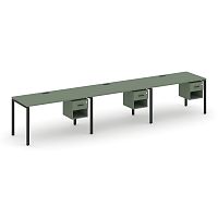 Бенч-система на 3 места с подвесными тумбами Concept CN.ORS-138