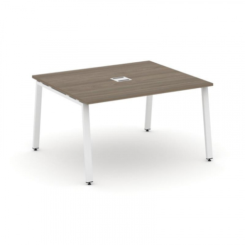 Style Project Стол переговорный SN-6A.SPRG-033 Акация Лорка/Металл Белый 1380*1180*750 фото 18