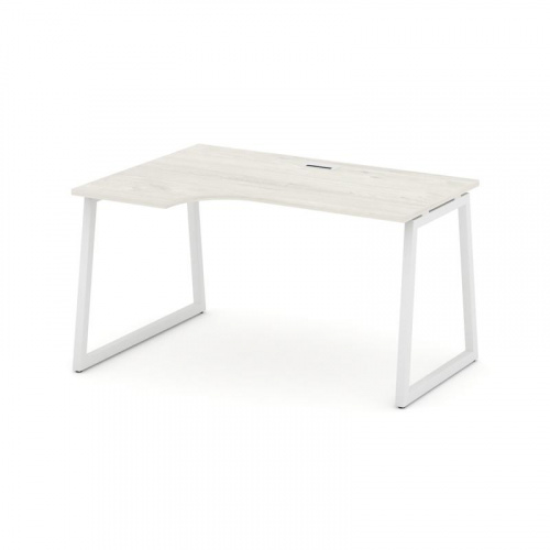 Style Project Стол рабочий эргоном. SN-4T1.SPA-012(L) Акация Лорка/Металл Антрацит/Заглушка Пластик фото 18