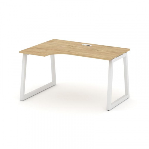 Style Project Стол рабочий эргоном. SN-5T1.SPA-022(L) Акация Лорка/Металл Антрацит/Заглушка Пластик фото 3 Style Project Стол рабочий эргоном. SN-5T1.SPA-022(L) Акация Лорка/Металл Антрацит/Заглушка Пластик фото 3