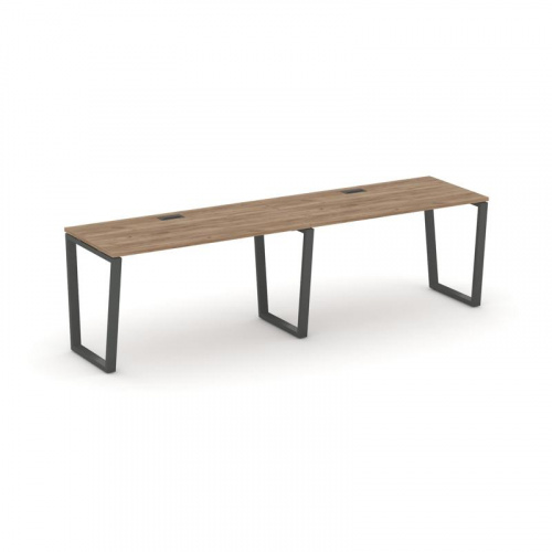 Style Project Рабочая станция 1 сторон. SN-6T2.ORS-021 Акация Лорка/Металл Антрацит/Заглушка Пластик фото 23