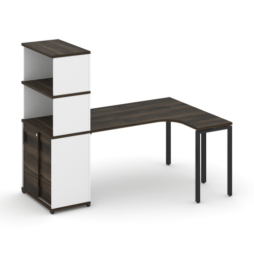 Стол эргономичный с опорным шкафом-купе Concept CN.SA-221(R) Стол эргономичный с опорным шкафом-купе Concept CN.SA-221(R)
