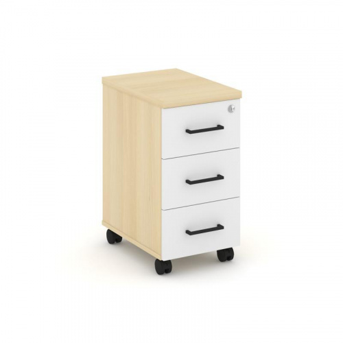 Style Project Тумба мобильная з/с ЛХДФ SN.TM-004 Акация Лорка/Черный Ручки 320*460*611 фото 13