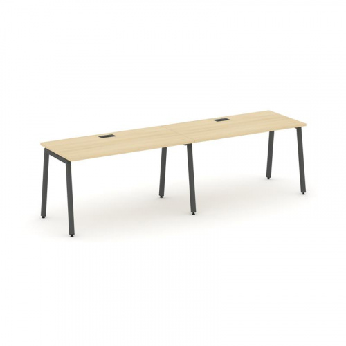 Style Project Рабочая станция 1 сторон. SN-4A.ORS-004 Антрацит/Металл Белый 3160*600*750 фото 21