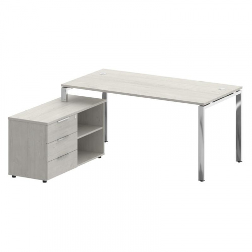 Стол руководителя с тумбой Metal System Direct БГ.СРТ-4.8 (L) фото 5