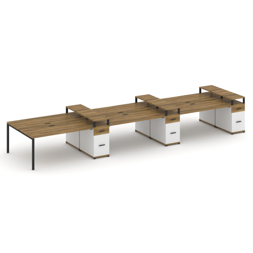 Бенч-система на 6 мест с 3 опорными тумбами Concept CN.DRS-480 фото 7