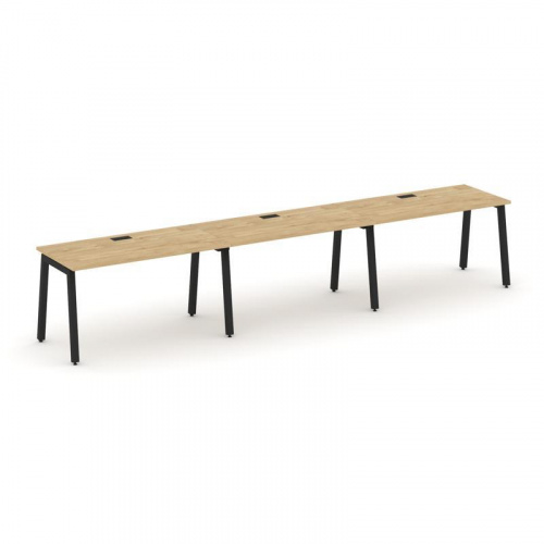 Style Project Рабочая станция 1 сторон. SN-5A.ORS-051 Акация Лорка/Металл Белый 2940*800*750 фото 6