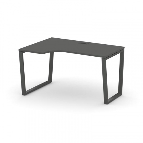 Style Project Стол рабочий эргоном. SN-6T2.SPA-001(L) Акация Лорка/Металл Антрацит/Заглушка Пластик фото 27
