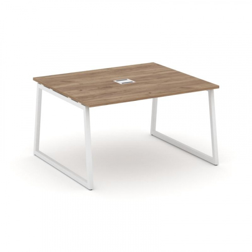 Style Project Стол переговорный SN-4T1.SPRG-034 Акация Лорка/Металл Антрацит/Заглушка Металл Антраци фото 11