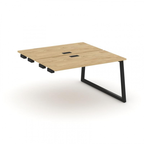 Style Project Стол-приставка к опор. элем. SN-5T1.DPRS-024 Акация Лорка/Металл Антрацит/Заглушка Пла