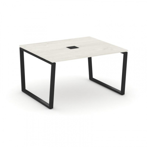 Style Project Стол переговорный SN-6T2.SPRG-034 Акация Лорка/Металл Антрацит/Заглушка Металл Антраци фото 8