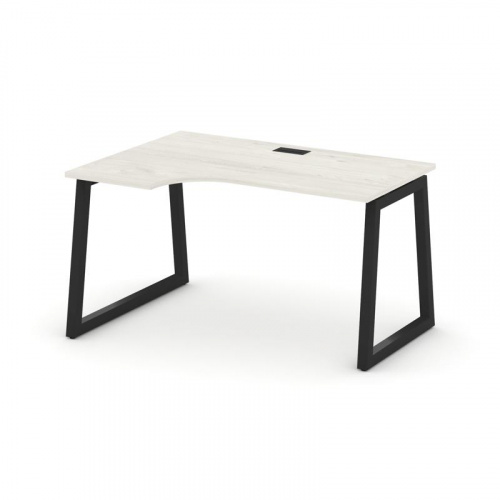 Style Project Стол рабочий эргоном. SN-5T1.SPA-022(L) Акация Лорка/Металл Антрацит/Заглушка Пластик фото 6 Style Project Стол рабочий эргоном. SN-5T1.SPA-022(L) Акация Лорка/Металл Антрацит/Заглушка Пластик фото 6