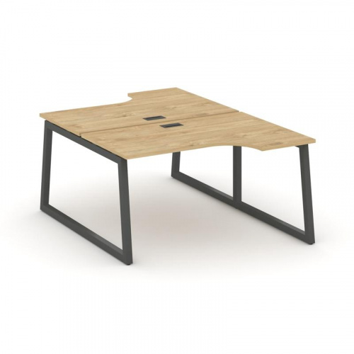 Style Project Рабочая станция эргоном. SN-5T1.DRPA-012 Акация Лорка/Металл Антрацит/Заглушка Пластик фото 22