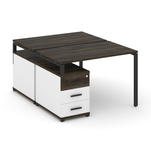 Бенч-система на 2 места с опорной тумбой Concept CN.DRS-302 фото 9