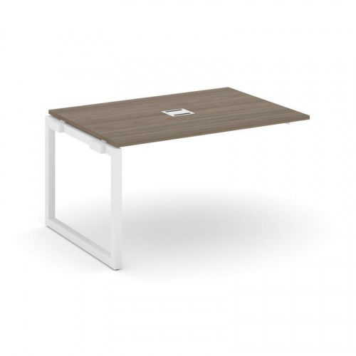 Style Project Проходной наб. элем. перег. стола SN-5O.NSPRG-001 Дуб Наварра/Металл Белый 980*980*750 фото 18