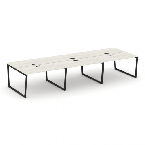 Style Project Рабочая станция 2-х сторон. SN-4T2.DRS-064 Акация Лорка/Металл Антрацит/Заглушка Пласт фото 8