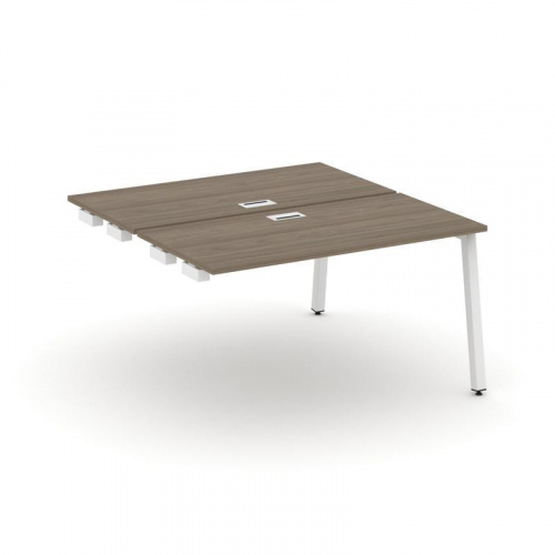 Style Project Стол-приставка к опор. элем. SN-5A.DPRS-003 Дуб Табак/Металл Белый 1380*1232*750 фото 19